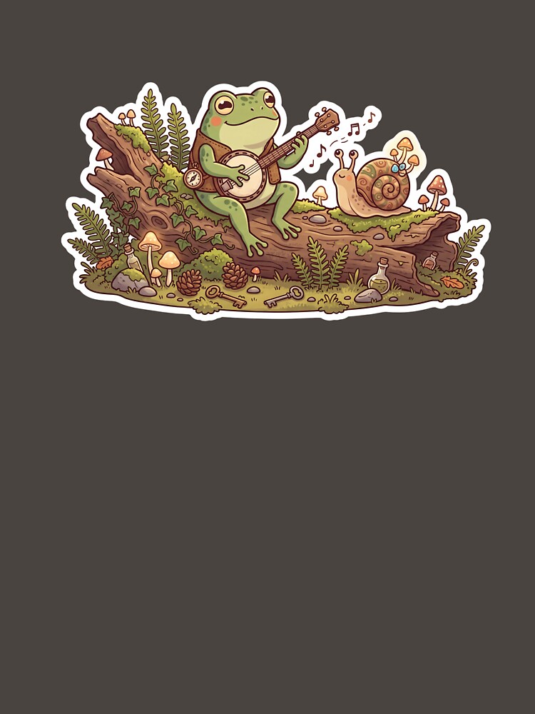 Frog Playing Banjo by Rodandoando