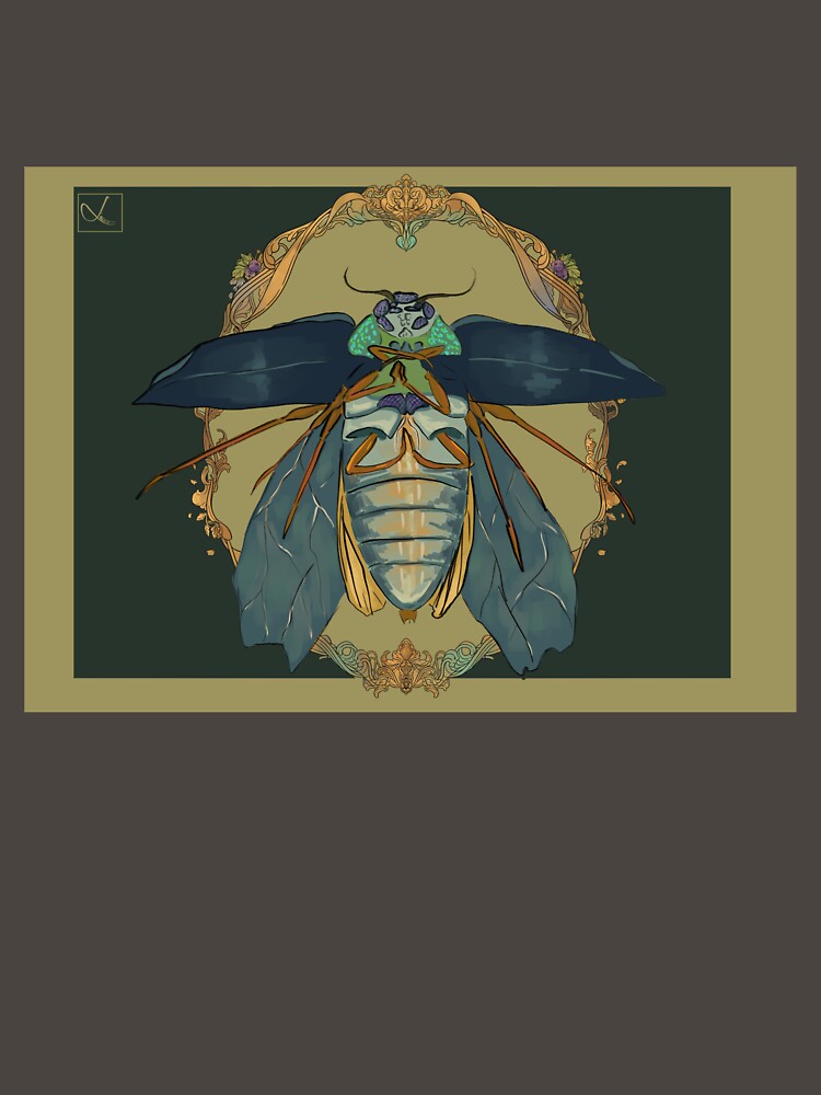 beetle green and gold by likier