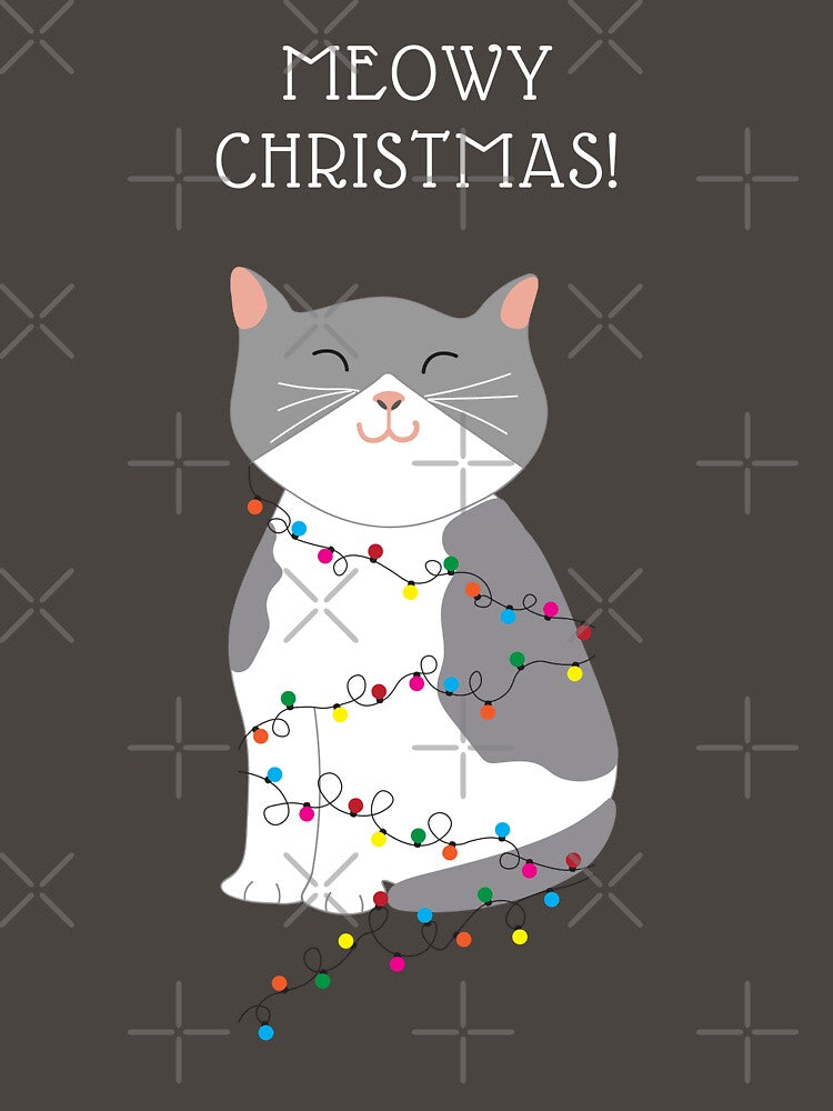 Christmas Cat by MollyJaneArt