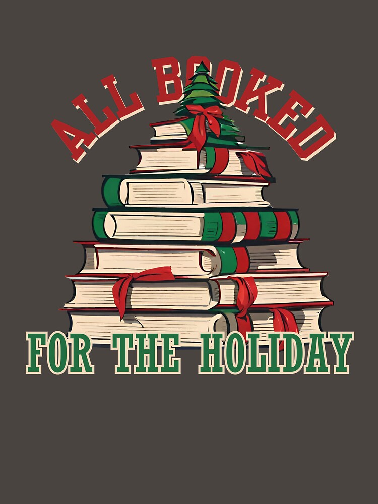 All booked for the holiday. Book piles Christmas tree. by VieBelieve