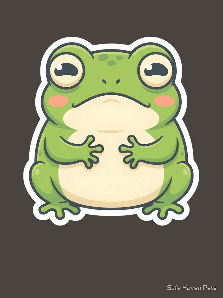 Happy Chubby Frog by Safe Haven Pets