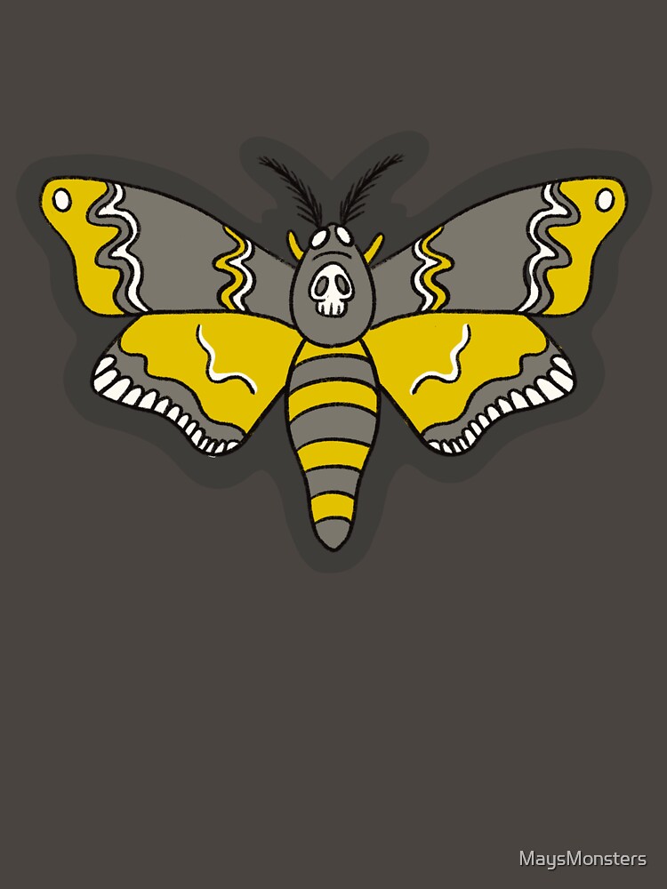 Death's Head Hawk Moth by MaysMonsters