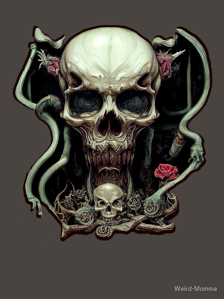 Goblincore Skull by Weird-Momma