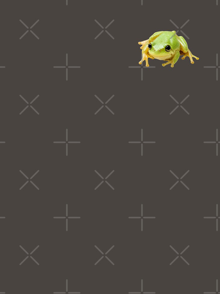 Tiny Green Tree Frog Minimal by MoonlitWhiskers