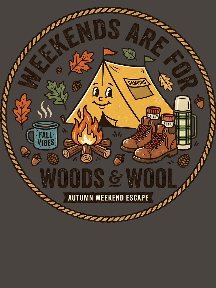 Weekends Are for Woods & Wool – Cozy Fall Camping by Design-Fever-Co