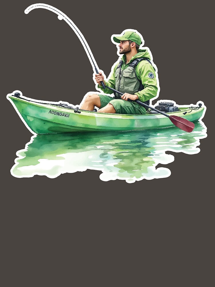 Kayak Fishing Addict by pixeldizajn