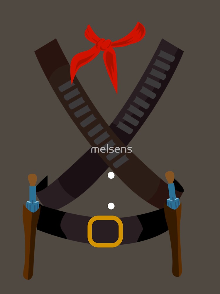 Western Cowboy Costume Outfit Art | Halloween Design by melsens