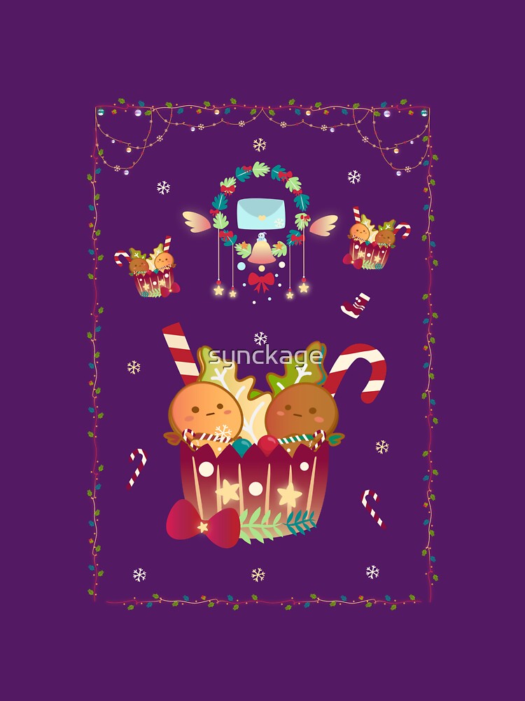Christmas Gingerbread cookies Vertical Ver by synckage