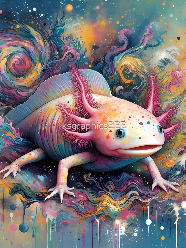 Axolotl Art #69 | Axolotl Lovers by ksgraphics222