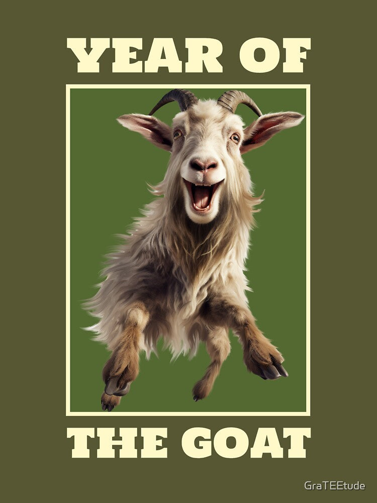 Year Of The Goat 羊年 2027 Chinese Lunar New Year Chinese Zodiac by GraTEEtude