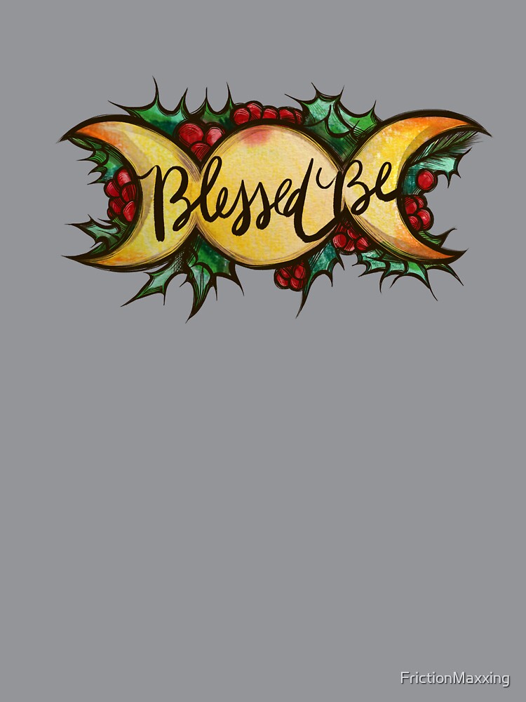 Blessed Be Yule Triple Moon by FrictionMaxxing