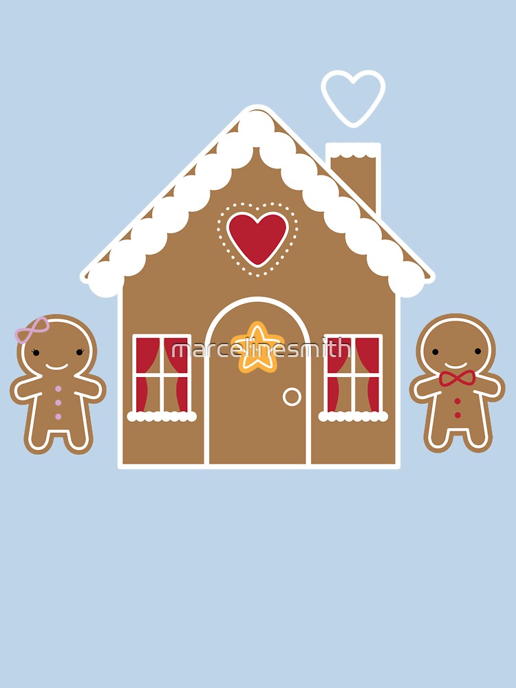 Kawaii Christmas Gingerbread House by marcelinesmith
