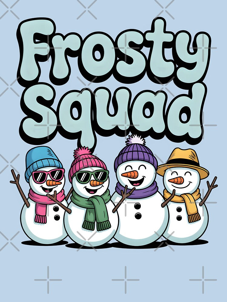 Frosty Squad – Cool Snowman Winter Fun by Jollys-ArtShop