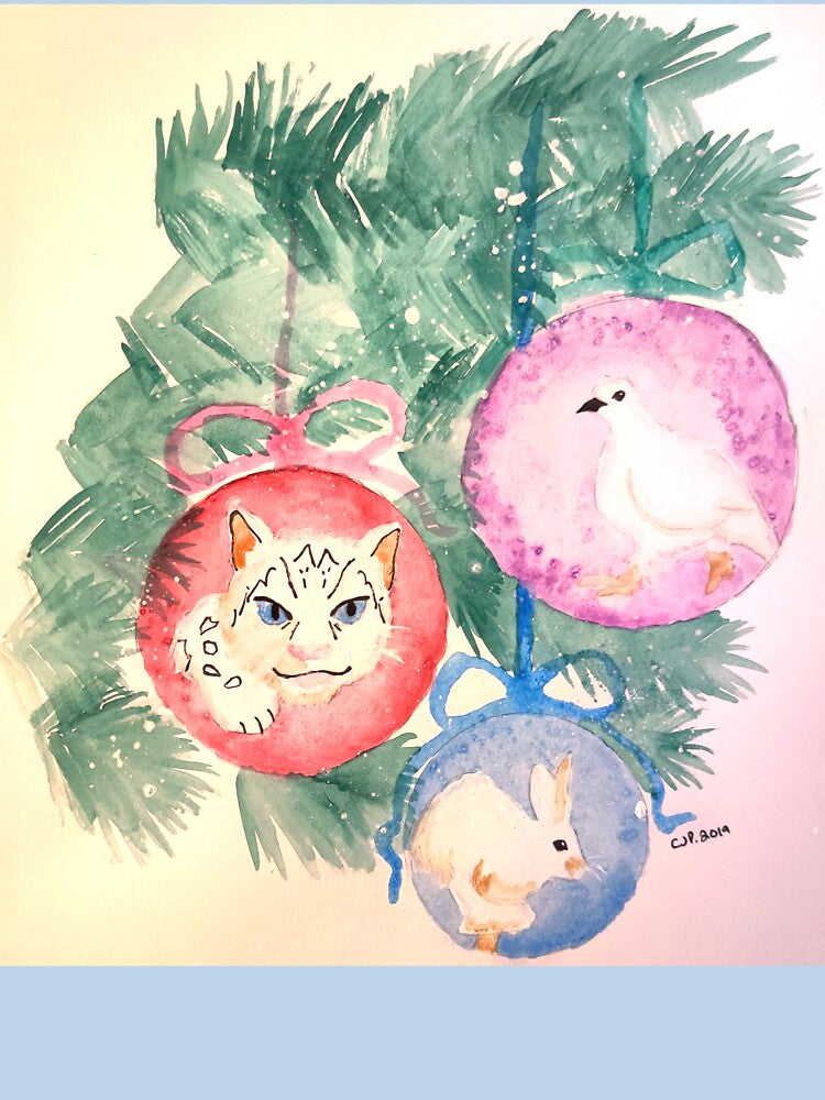 Painted Holidays - Ornaments by Official ClauDesigns