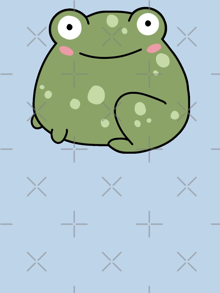 cute frog cartoon by trinketgal