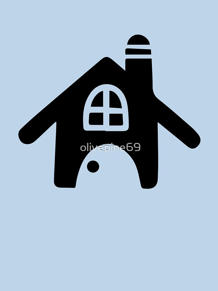 Gingerbread house winter cookie silhouette by olivepine69