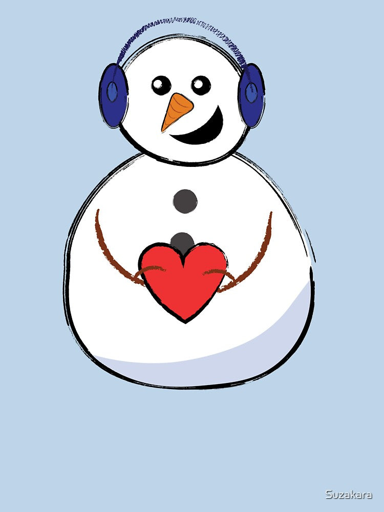 Happy Winter Snowman by Suzakara Designs