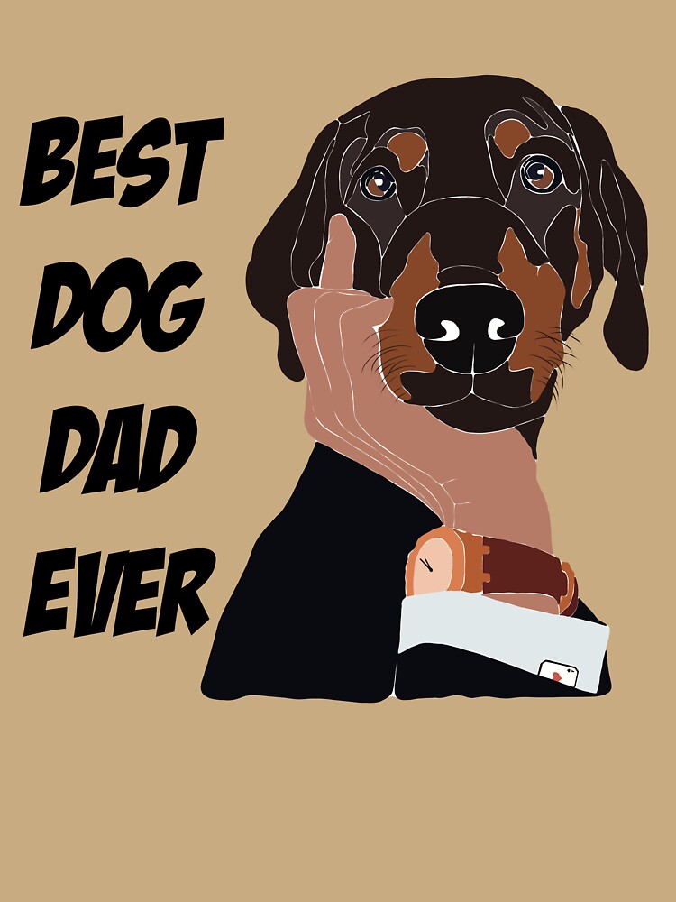 Funny and functional, our dog tee shirts are perfect for any best dog dad ever. Show off your love for your furry friend with our unique designs. by SERGEY OVCHARUK