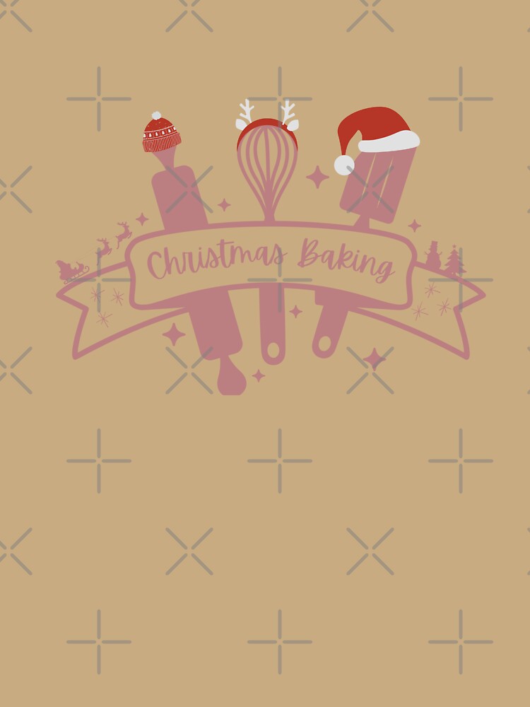Christmas Baking - Festive Holiday Kitchen Utensils Art - Baking Art by RosmeralisShop