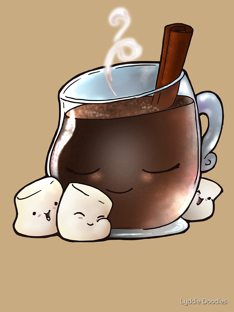 Hot Chocolate and Marshmallow Friends by Lyddie Doodles