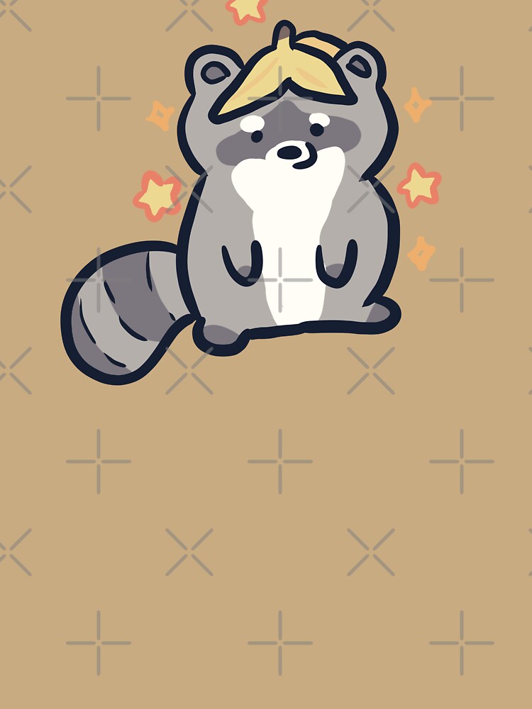 Cute Raccoon banana by Artofmayara