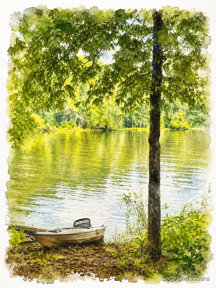 Quiet Launch on the Hiwassee by Sage and Visions