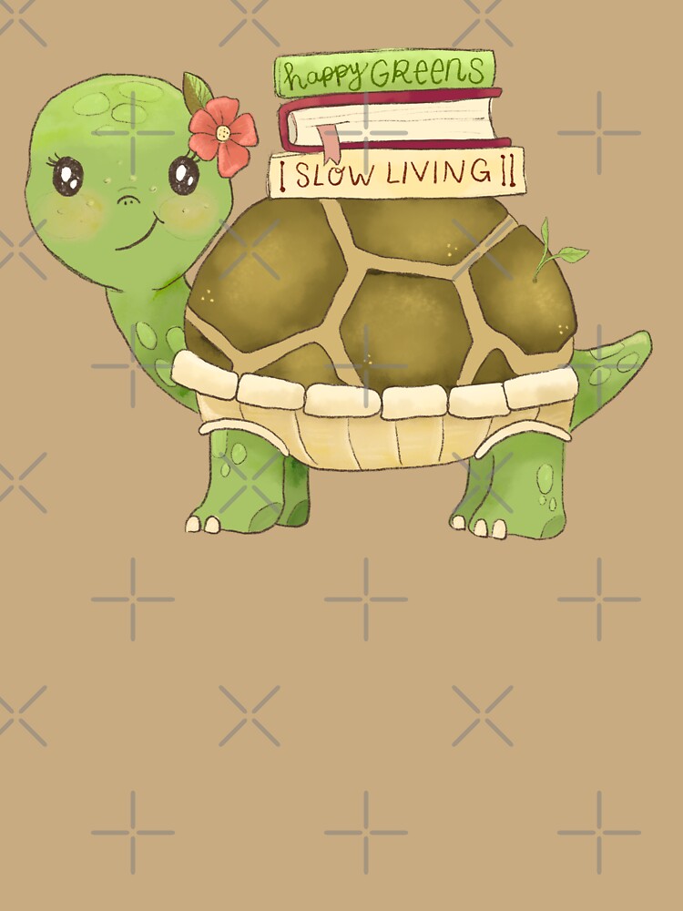 Book loving tortoise by DaintyStudio