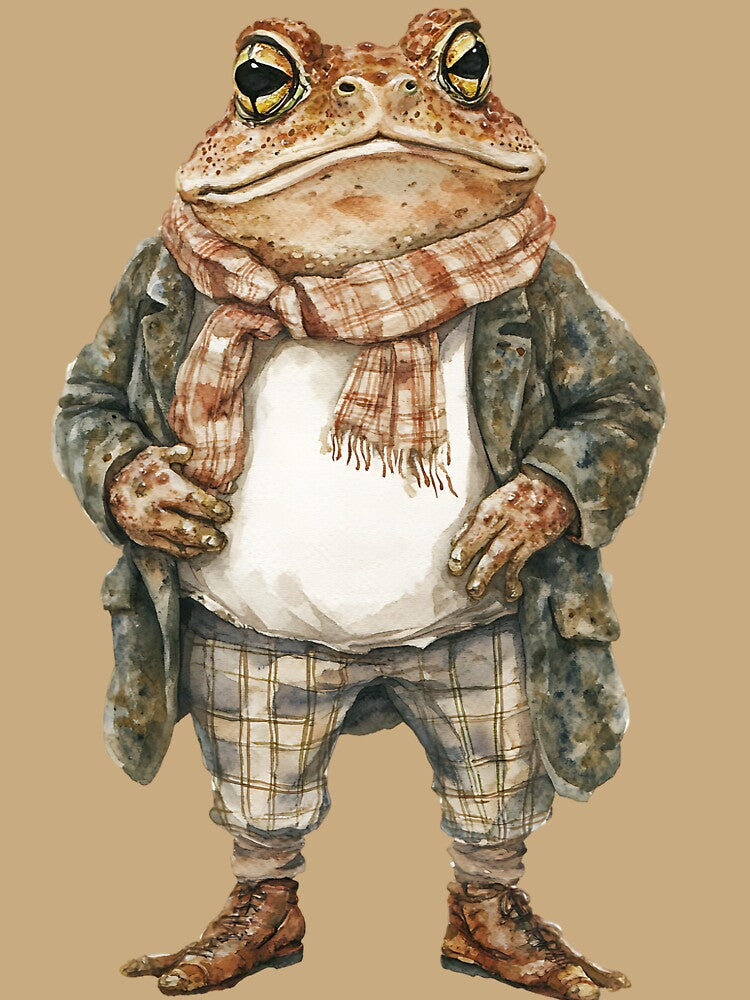 Rustic Cottagecore Toad by bapupa