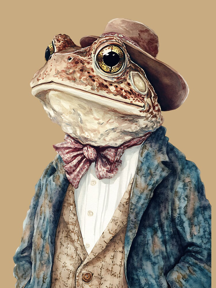 Earthy Cottagecore Toad by bapupa