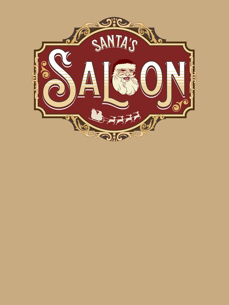 Santa's saloon Western Christmas by Athenaabby