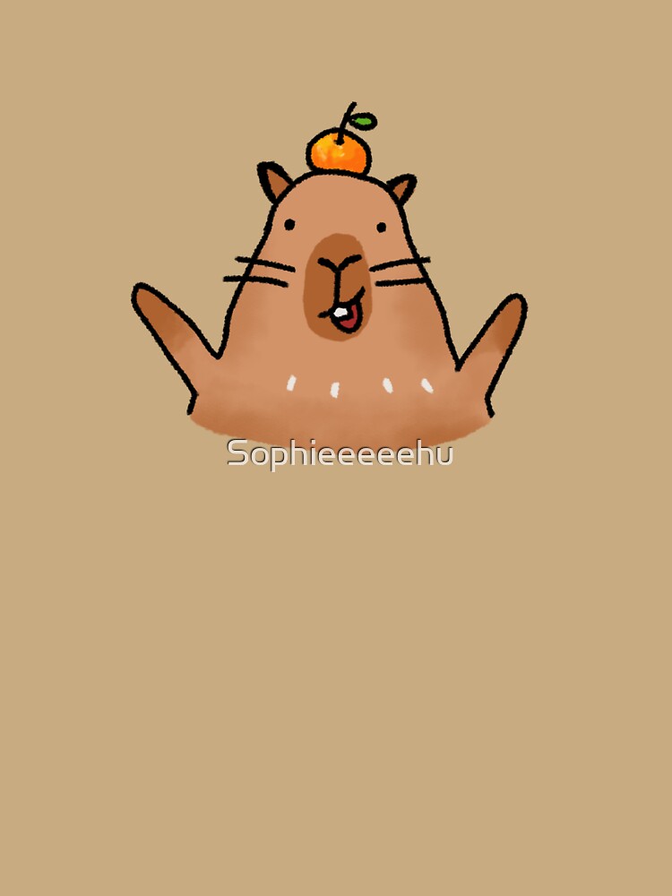 happy happy capbara by Sophieeeeehu