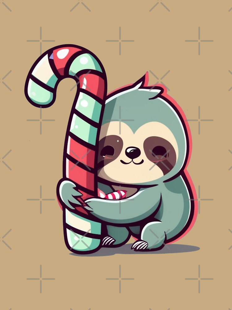 Candy cane Sloth by NormadWorld