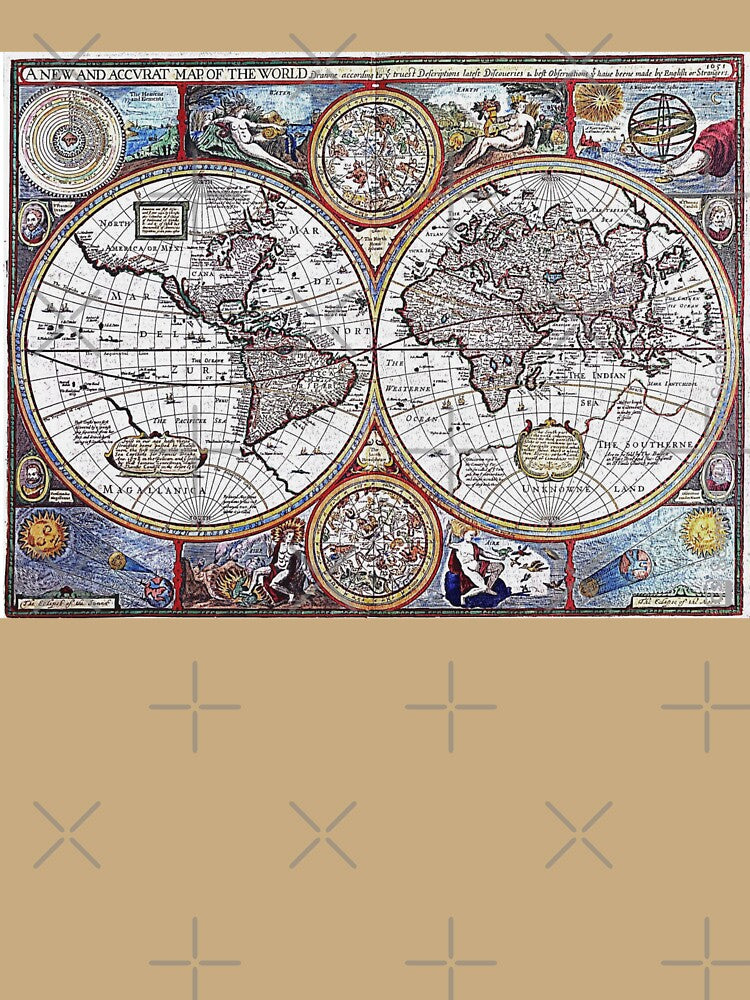 An Old Map of the World by Gothicrelics