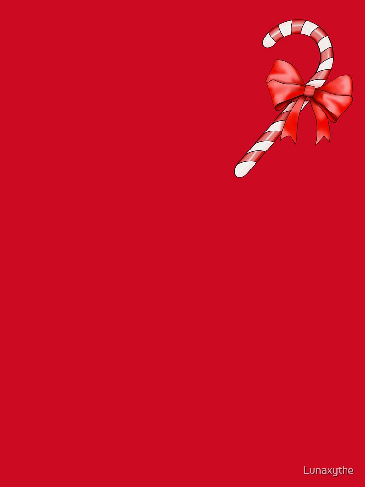 Candy cane with a festive ribbon by Lunaxythe