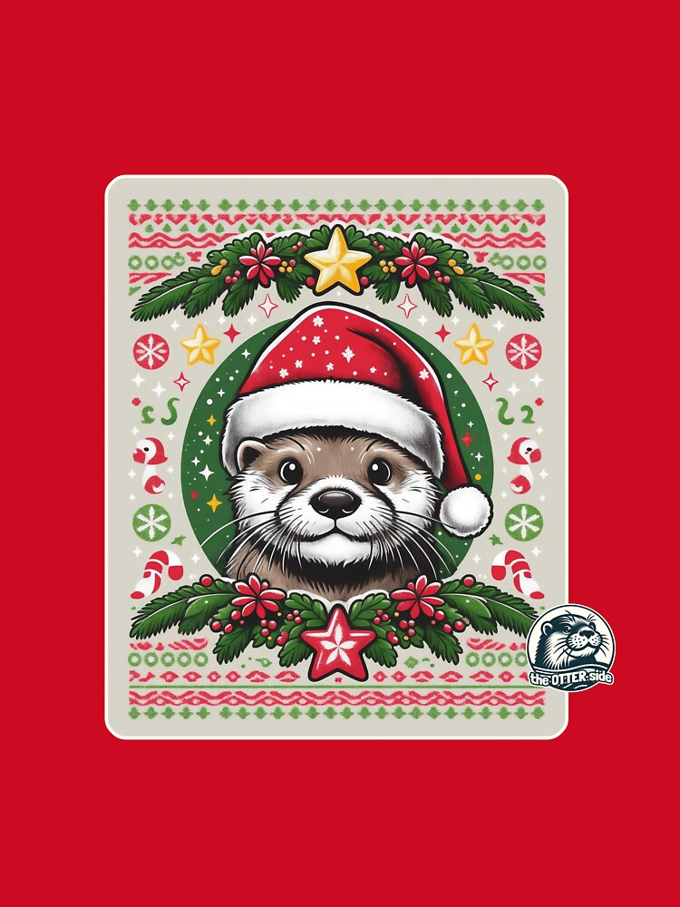 Christmas sweater Otter - the Otter Side collection by ThisDress