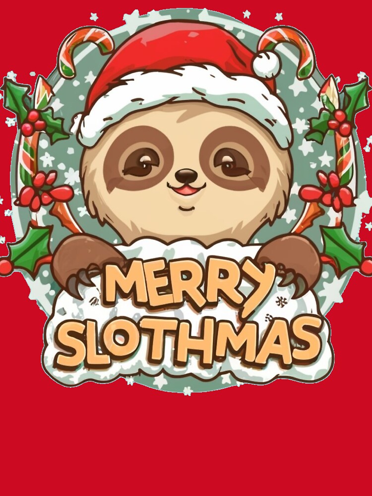 Merry Slothmas for Christmas for Sloth Lovers by Laugh-Lines