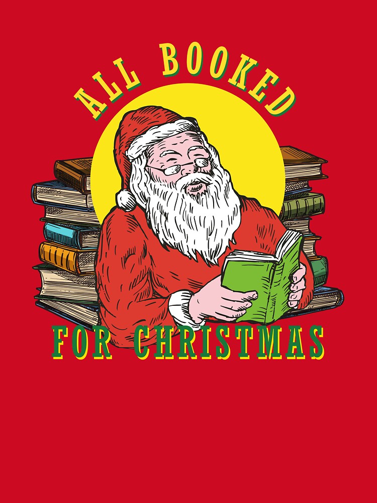 Santa Claus reading. All booked up for Christmas. by VieBelieve