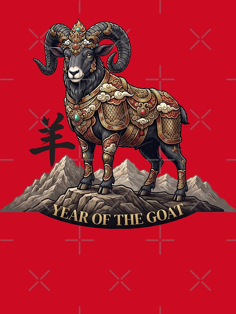 Ornate Year of the Goat 2027 Zodiac by taogiauco
