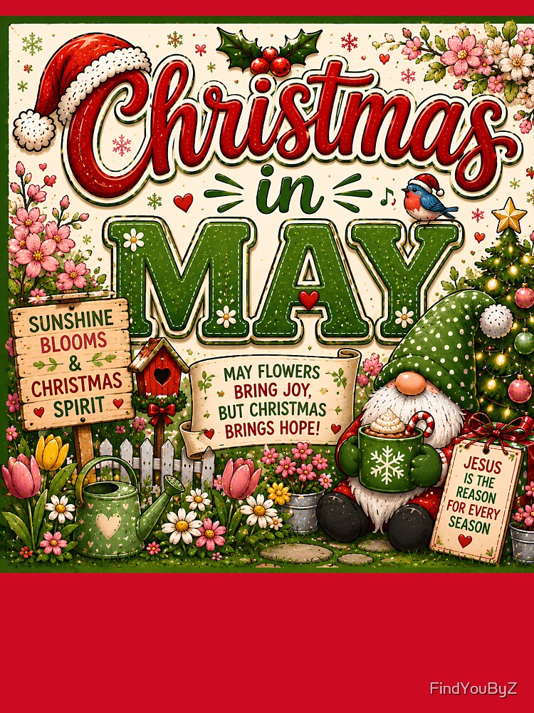 Christmas in May – May Flowers & Christmas Spirit by FindYouByZ
