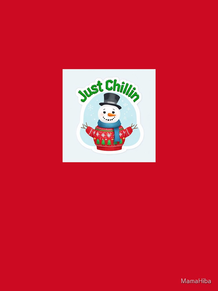 Snowman is Just Chillin by MamaHiba