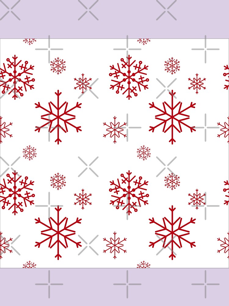 Cute Christmas Pattern- Snowflake pattern by Christeena-