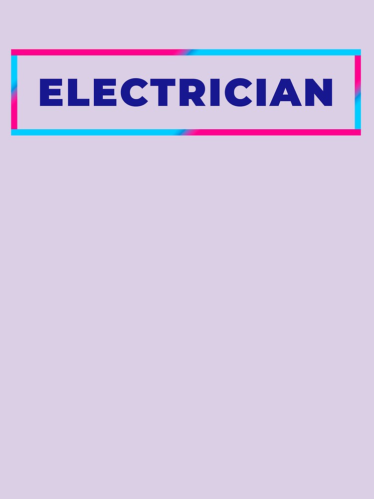 Electrician retro colorful frame by SVPOD