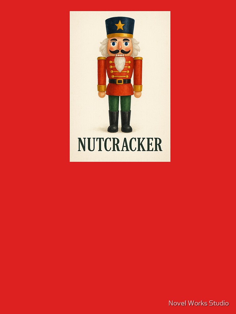Classic German Nutcracker — Vintage Christmas Wooden Soldier by Novel Works Studio