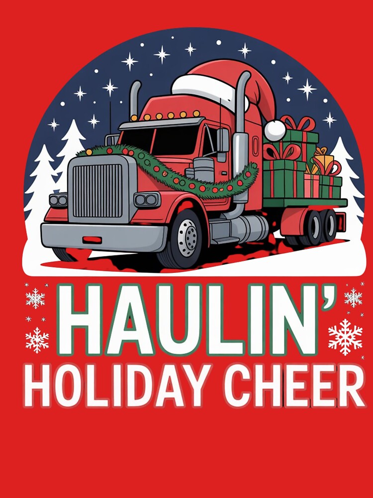 Haulin' Holiday Cheer: Vintage Red Truck Christmas Tree by Designorado