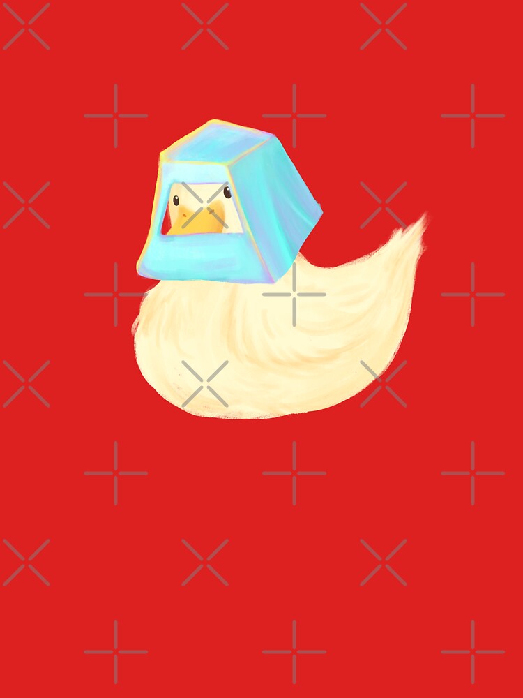 little duck wearing a blue hat by 236Reel