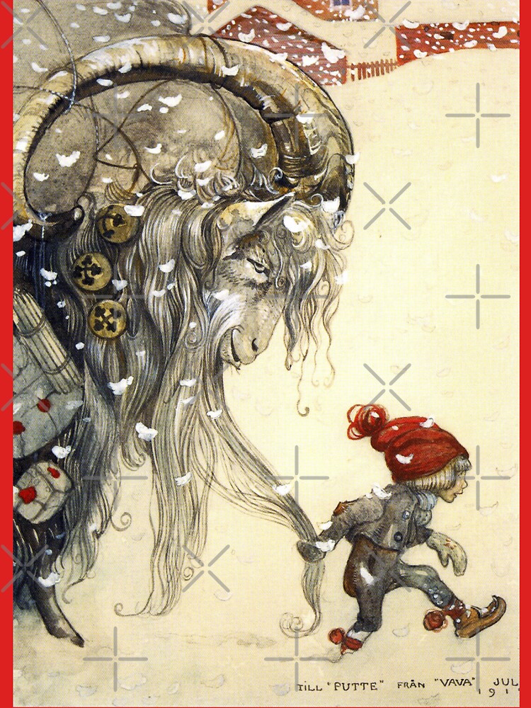 Yule Goat - John Bauer Christmas by forgottenbeauty