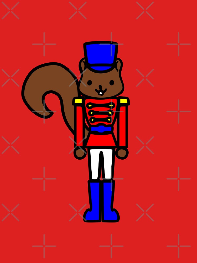 Cute Christmas Nutcracker Squirrel by RubberBandBall
