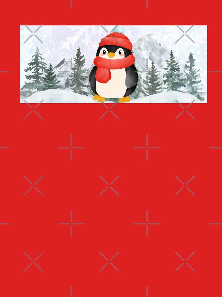 Cute penguin winter Christmas magic design by TrusteeDesign