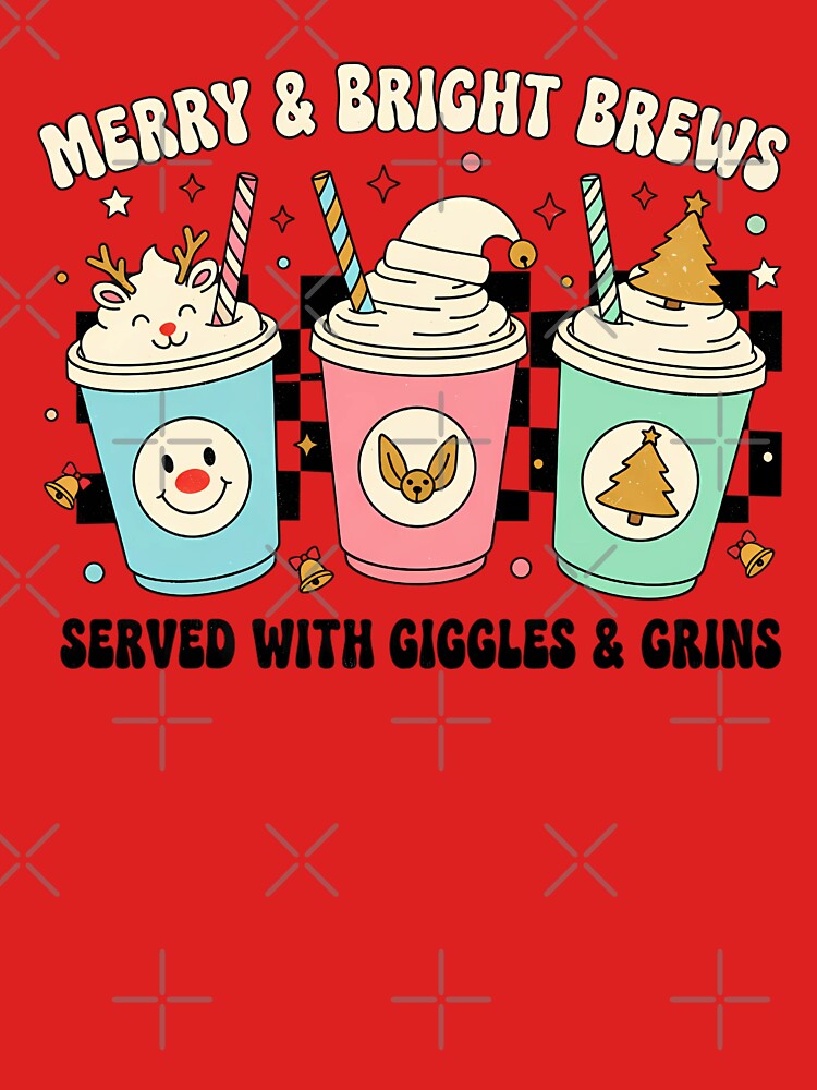 This retro-inspired Christmas festive coffee cups by justyna-s28