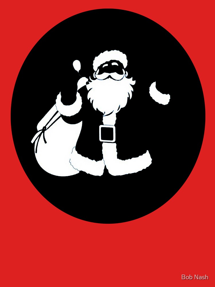 santa silhouette by Bob Nash